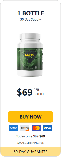 Leptofix weight loss supplement 1 bottle 30 day supply